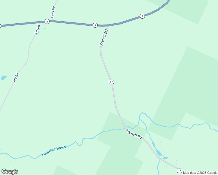 map of restaurants, bars, coffee shops, grocery stores, and more near 154 French Road in Hamilton County