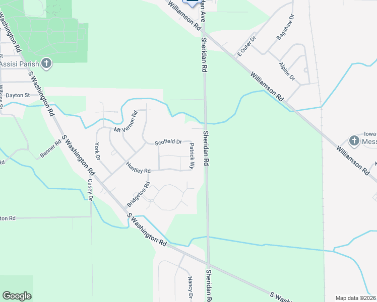 map of restaurants, bars, coffee shops, grocery stores, and more near 1050 Dean Road in Saginaw