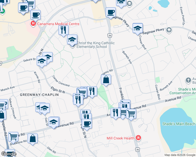 map of restaurants, bars, coffee shops, grocery stores, and more near in Cambridge
