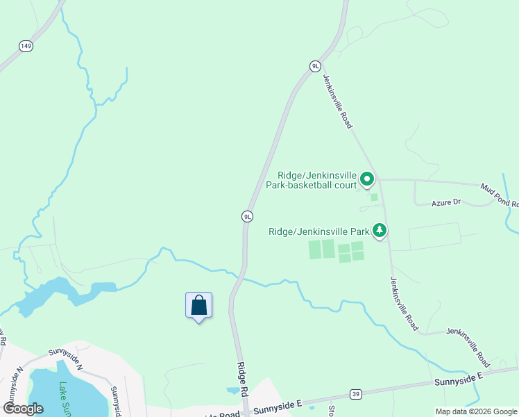 map of restaurants, bars, coffee shops, grocery stores, and more near 1276 Ridge Rd in Queensbury
