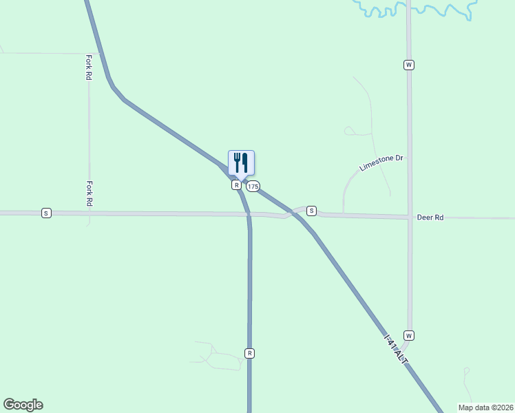 map of restaurants, bars, coffee shops, grocery stores, and more near 6281 County Road S in Hartford