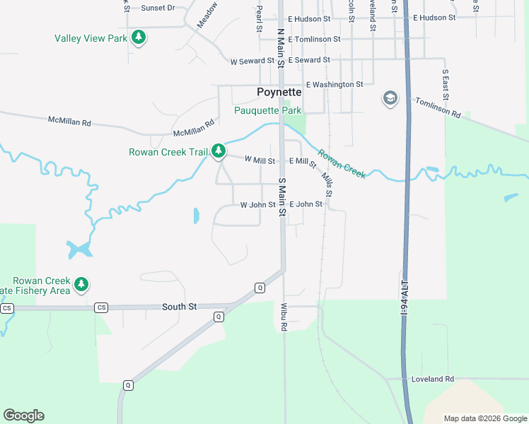 map of restaurants, bars, coffee shops, grocery stores, and more near 202 Pauquette Drive in Poynette