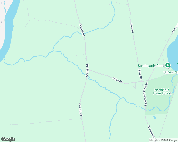 map of restaurants, bars, coffee shops, grocery stores, and more near 290 Oak Hill Road in Northfield
