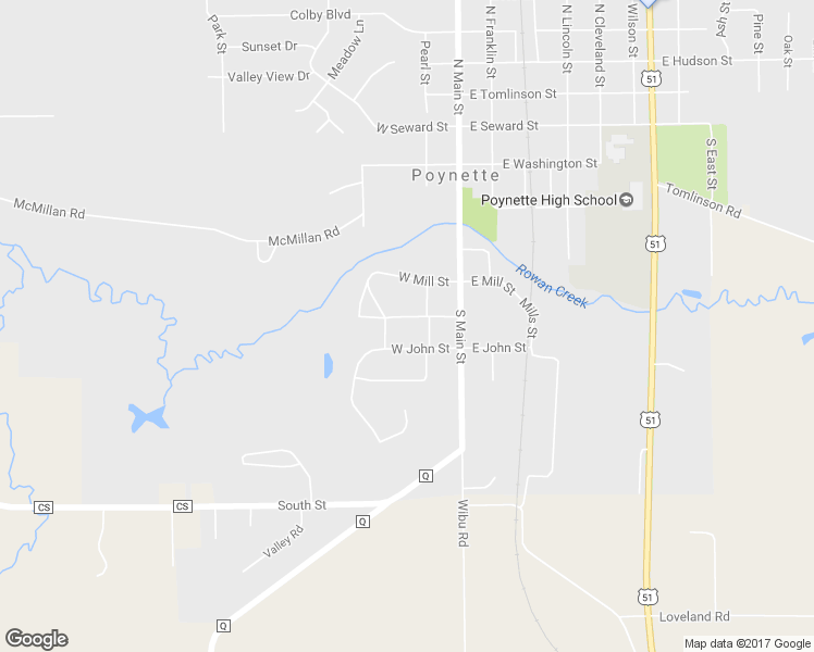 map of restaurants, bars, coffee shops, grocery stores, and more near 231 West Thomas Street in Poynette