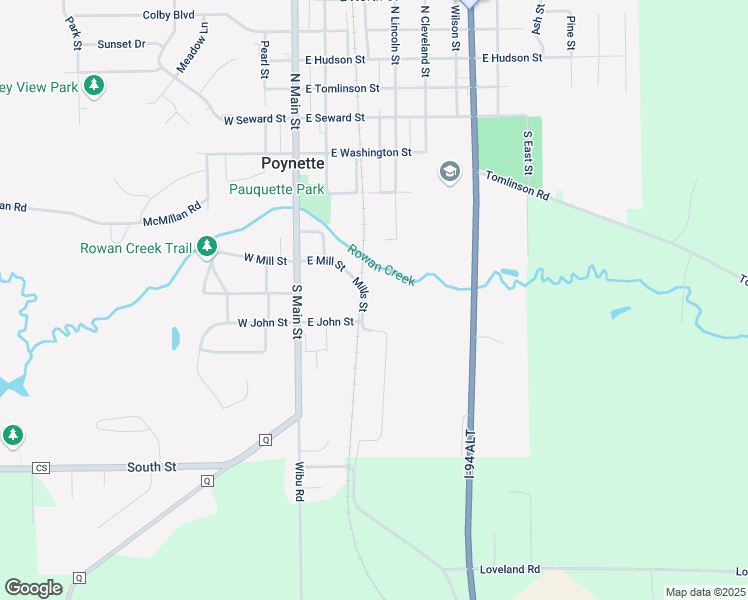 map of restaurants, bars, coffee shops, grocery stores, and more near 307 Mills Street in Poynette
