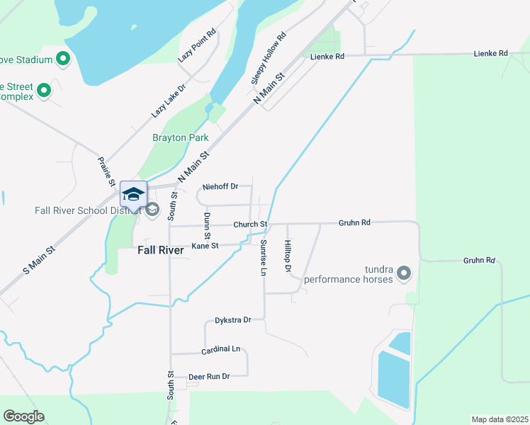 map of restaurants, bars, coffee shops, grocery stores, and more near 96 Niehoff Drive in Fall River