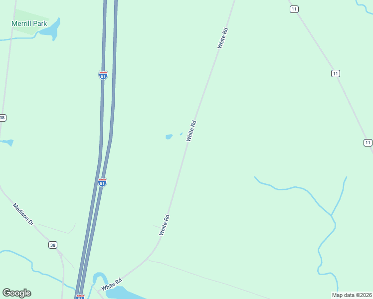 map of restaurants, bars, coffee shops, grocery stores, and more near 184 White Road in Parish