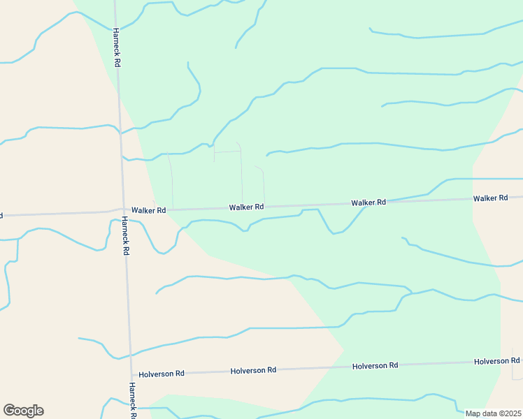 map of restaurants, bars, coffee shops, grocery stores, and more near 6484 Walker Road in Carsonville