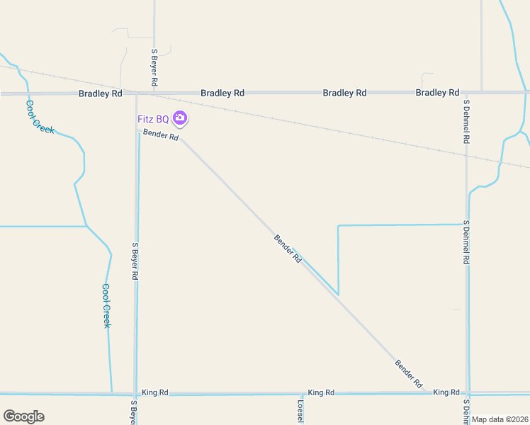 map of restaurants, bars, coffee shops, grocery stores, and more near 9433 Bender Road in Frankenmuth