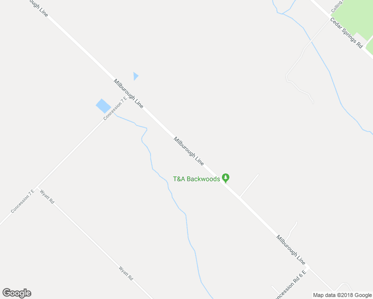 map of restaurants, bars, coffee shops, grocery stores, and more near 1065 Milburough Line in Hamilton