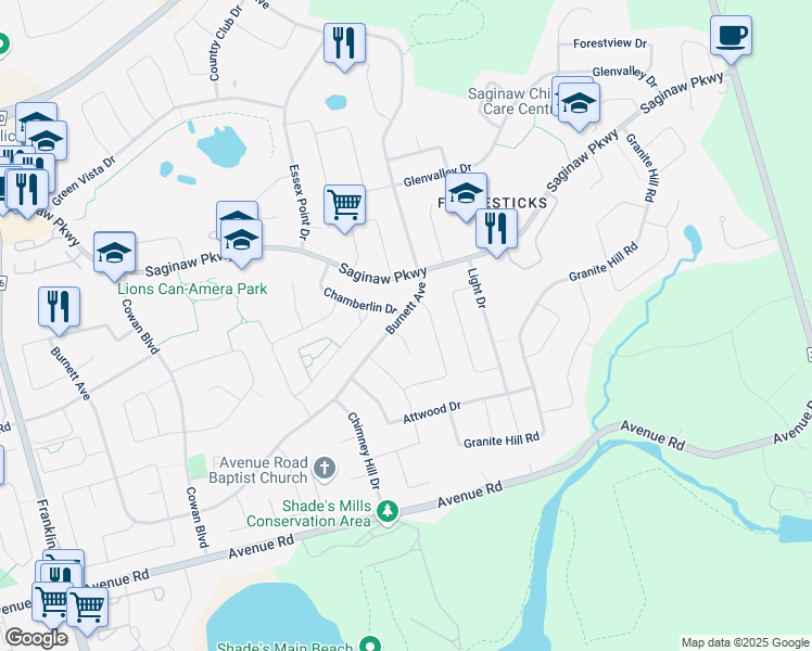map of restaurants, bars, coffee shops, grocery stores, and more near 498 Burnett Avenue in Cambridge