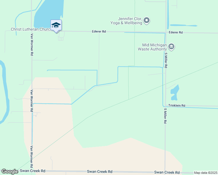 map of restaurants, bars, coffee shops, grocery stores, and more near in Saginaw