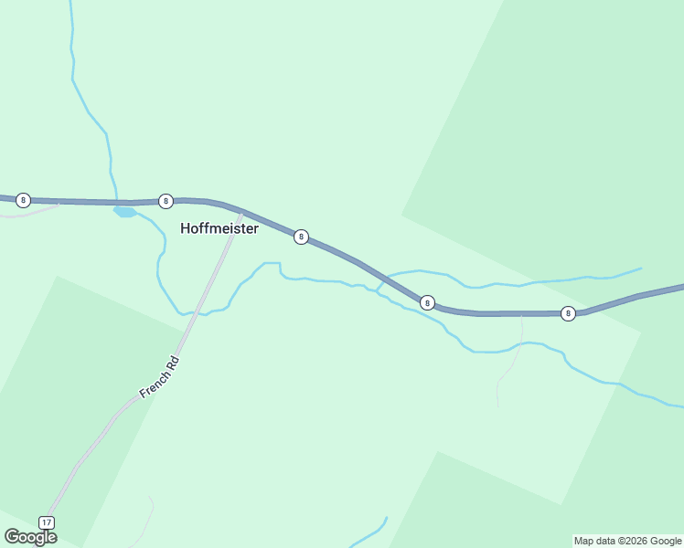 map of restaurants, bars, coffee shops, grocery stores, and more near 786 New York 8 in Hoffmeister