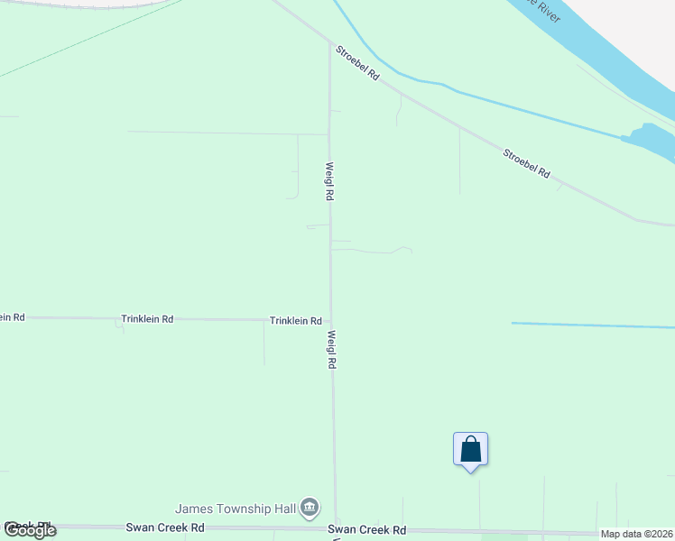 map of restaurants, bars, coffee shops, grocery stores, and more near 2367 Weigl Road in Saginaw