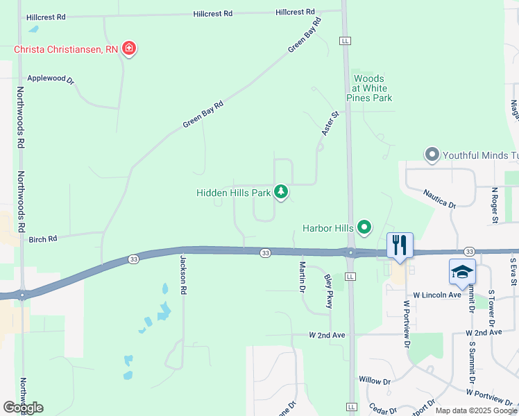 map of restaurants, bars, coffee shops, grocery stores, and more near 250 Foxglove Street in Port Washington