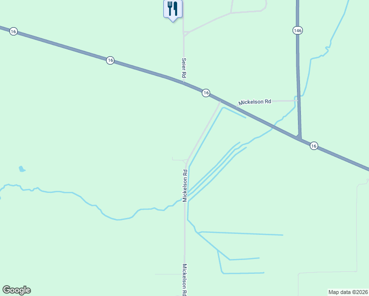 map of restaurants, bars, coffee shops, grocery stores, and more near N3011 Mickelson Road in Fall River