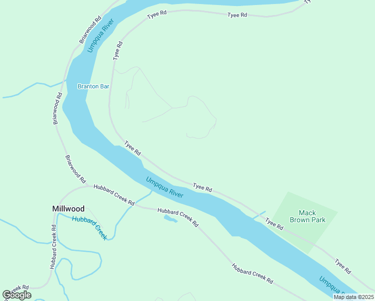 map of restaurants, bars, coffee shops, grocery stores, and more near 5097 Tyee Road in Umpqua