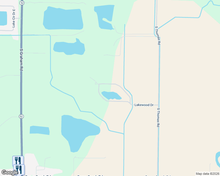 map of restaurants, bars, coffee shops, grocery stores, and more near 10363 Lakewood Drive in Saginaw
