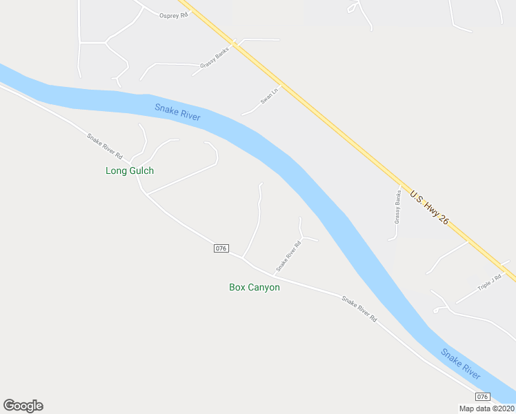 map of restaurants, bars, coffee shops, grocery stores, and more near 863 Snake River Road in Swan Valley