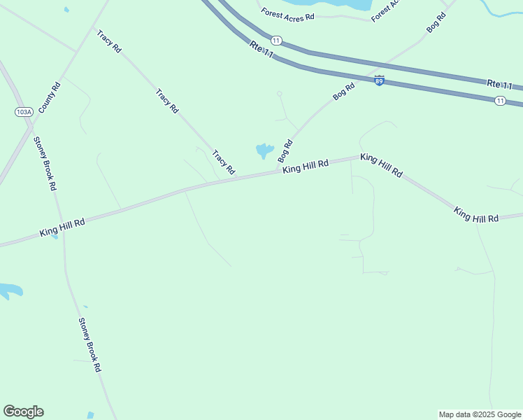 map of restaurants, bars, coffee shops, grocery stores, and more near 1429 King Hill Road in New London