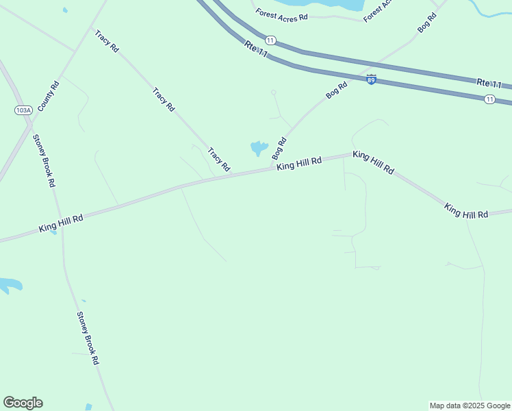 map of restaurants, bars, coffee shops, grocery stores, and more near 1429 King Hill Road in New London