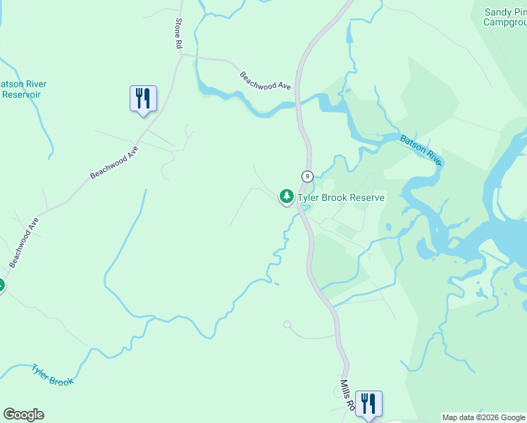 map of restaurants, bars, coffee shops, grocery stores, and more near 8 Tyler Brook Road in Kennebunkport