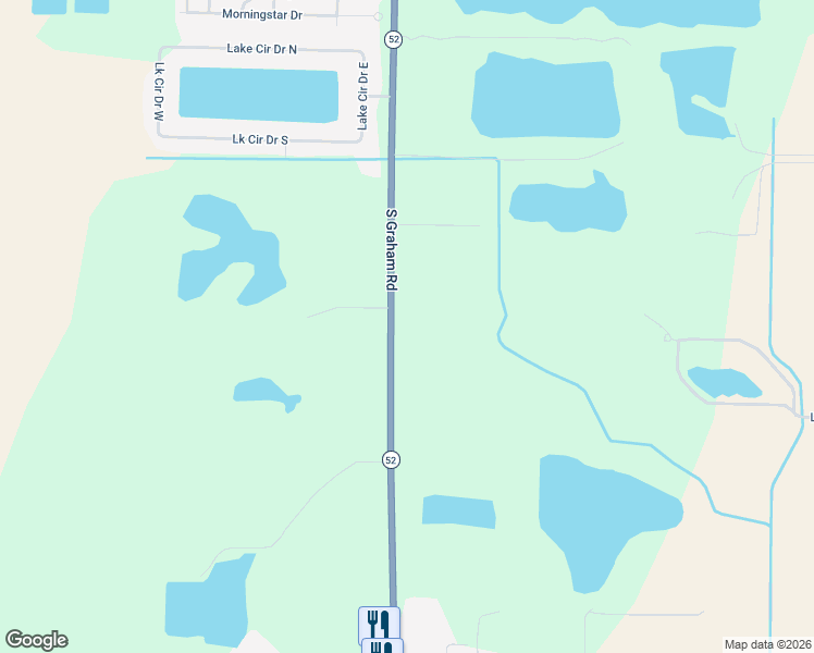 map of restaurants, bars, coffee shops, grocery stores, and more near 2305 South Graham Road in Saginaw