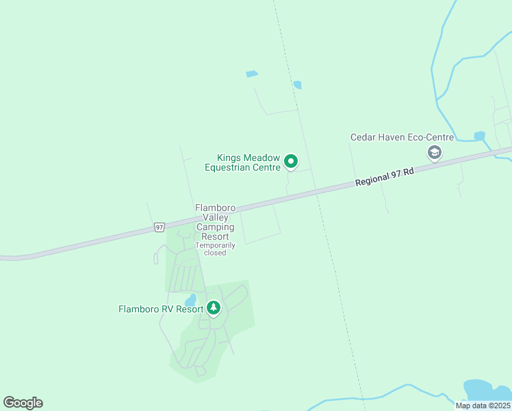 map of restaurants, bars, coffee shops, grocery stores, and more near 1332 Regional 97 Road in Puslinch