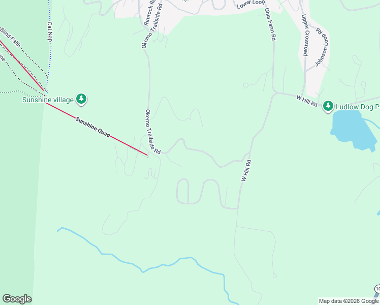 map of restaurants, bars, coffee shops, grocery stores, and more near 131 Trailside Road in Windsor County