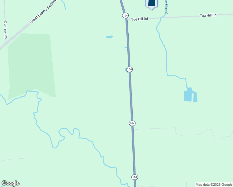 map of restaurants, bars, coffee shops, grocery stores, and more near 8014 New York 104 in Oswego