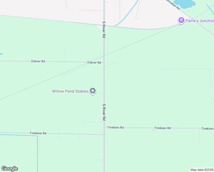 map of restaurants, bars, coffee shops, grocery stores, and more near 2115 South River Road in Saginaw