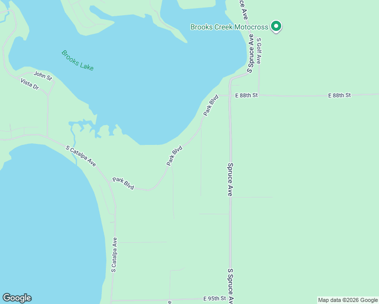 map of restaurants, bars, coffee shops, grocery stores, and more near 8983 Park Boulevard in Newaygo