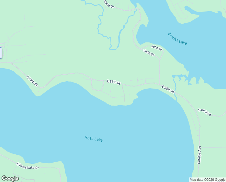 map of restaurants, bars, coffee shops, grocery stores, and more near 1526 East 88th Street in Newaygo