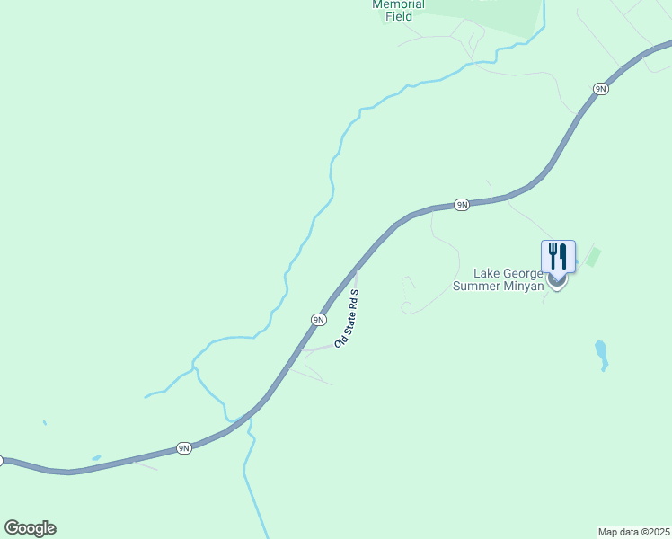map of restaurants, bars, coffee shops, grocery stores, and more near 2107 Alabama 9 in Lake George