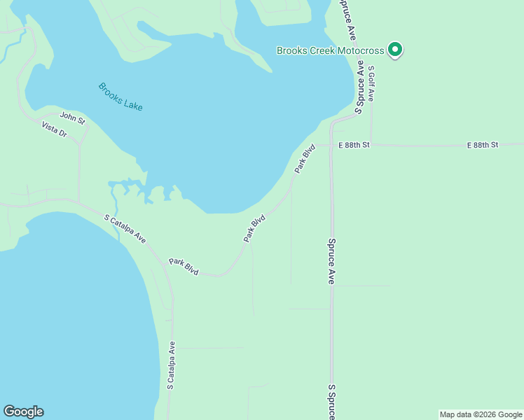 map of restaurants, bars, coffee shops, grocery stores, and more near 8983 Park Boulevard in Newaygo