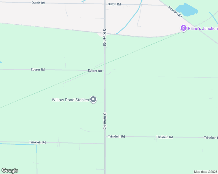 map of restaurants, bars, coffee shops, grocery stores, and more near 2115 South River Road in Saginaw