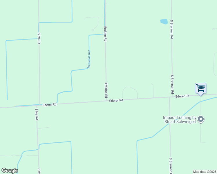map of restaurants, bars, coffee shops, grocery stores, and more near 1885 Erskine Road in Hemlock