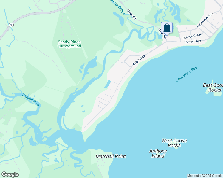 map of restaurants, bars, coffee shops, grocery stores, and more near 5 Rush Pond Lane in Kennebunkport