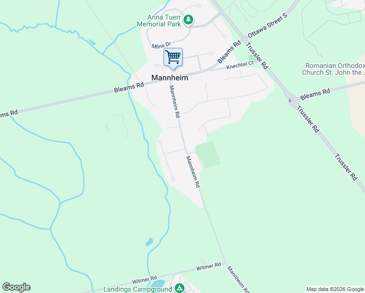 map of restaurants, bars, coffee shops, grocery stores, and more near 1471 Mannheim Road in Petersburg