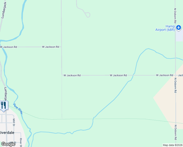 map of restaurants, bars, coffee shops, grocery stores, and more near 10444 West Jackson Road in Riverdale