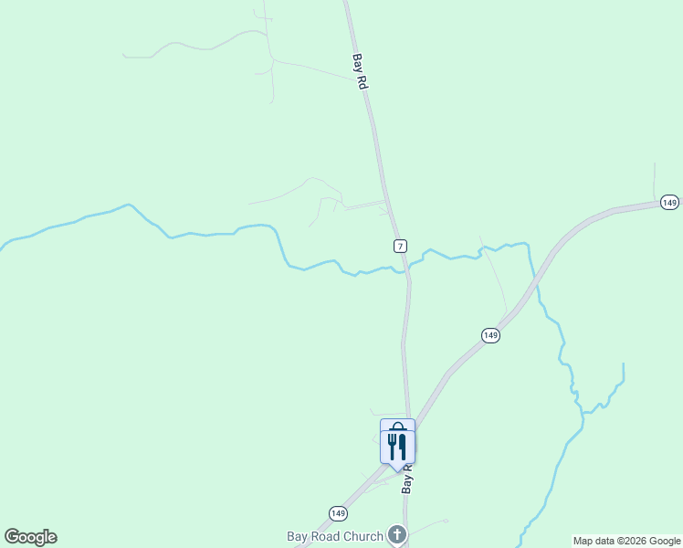 map of restaurants, bars, coffee shops, grocery stores, and more near 1323 Bay Road in Lake George