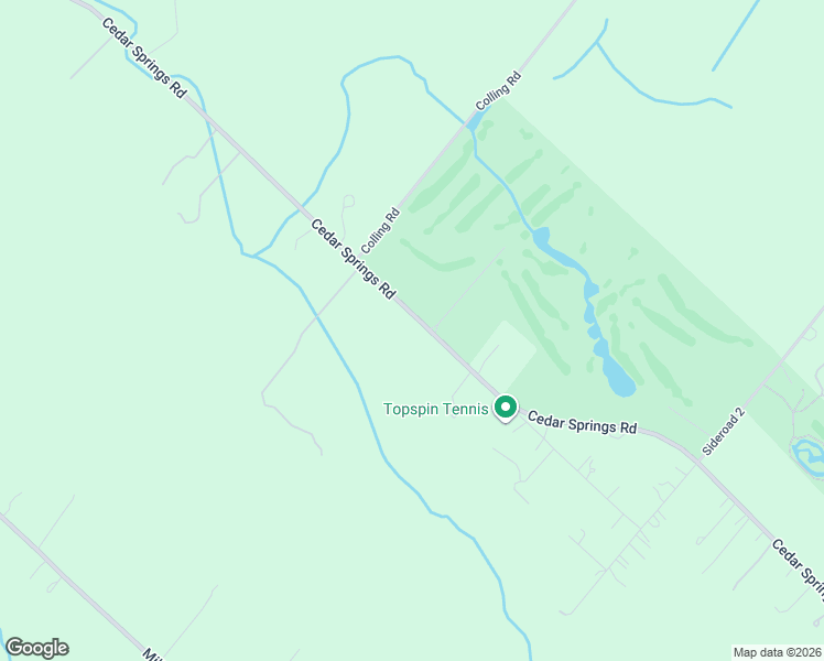 map of restaurants, bars, coffee shops, grocery stores, and more near 5248 Cedar Springs Road in Burlington