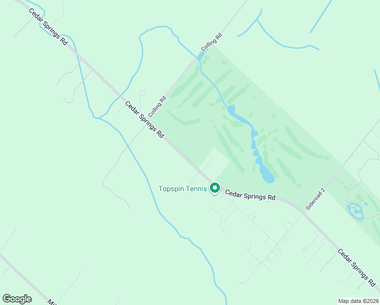 map of restaurants, bars, coffee shops, grocery stores, and more near 5248 Cedar Springs Road in Burlington