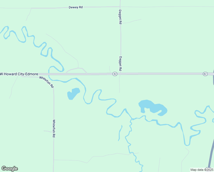map of restaurants, bars, coffee shops, grocery stores, and more near 22655 West Hc Edmore Road in Howard City