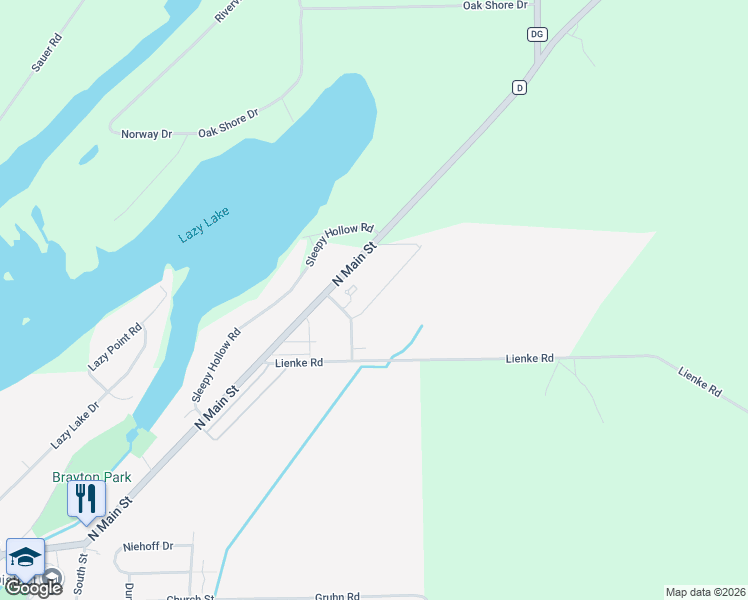 map of restaurants, bars, coffee shops, grocery stores, and more near 108 Community Drive in Fall River