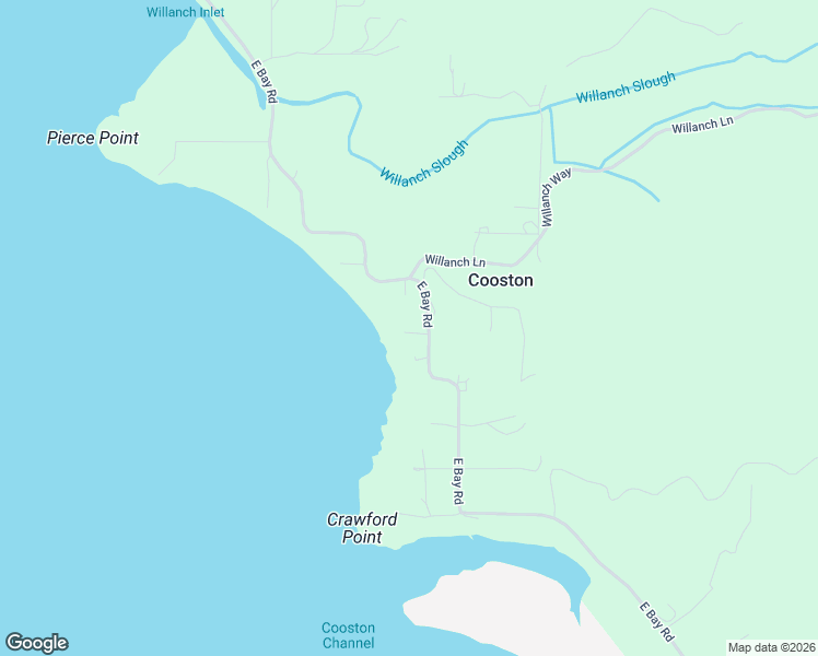 map of restaurants, bars, coffee shops, grocery stores, and more near 64588 East Bay Road in North Bend