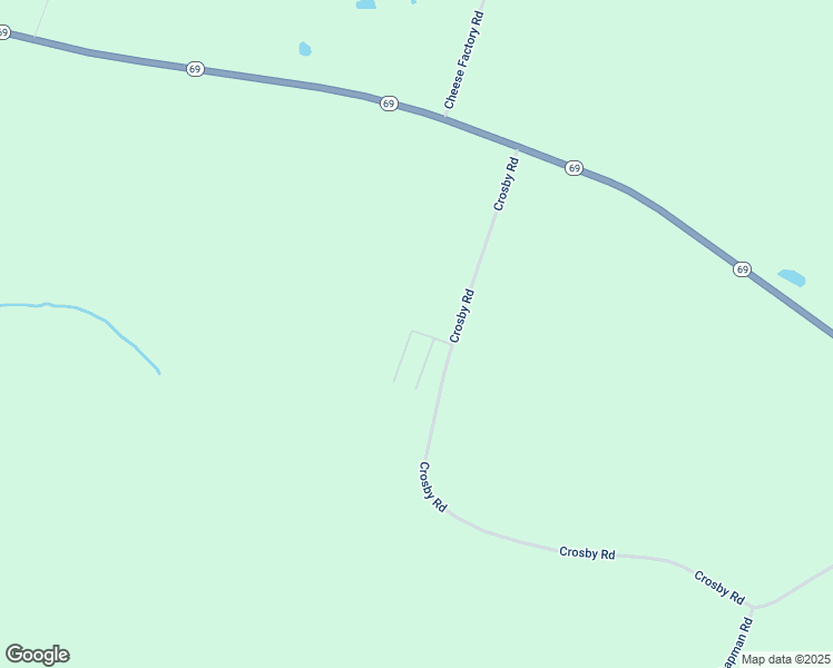 map of restaurants, bars, coffee shops, grocery stores, and more near 207 Crosby Road in Parish