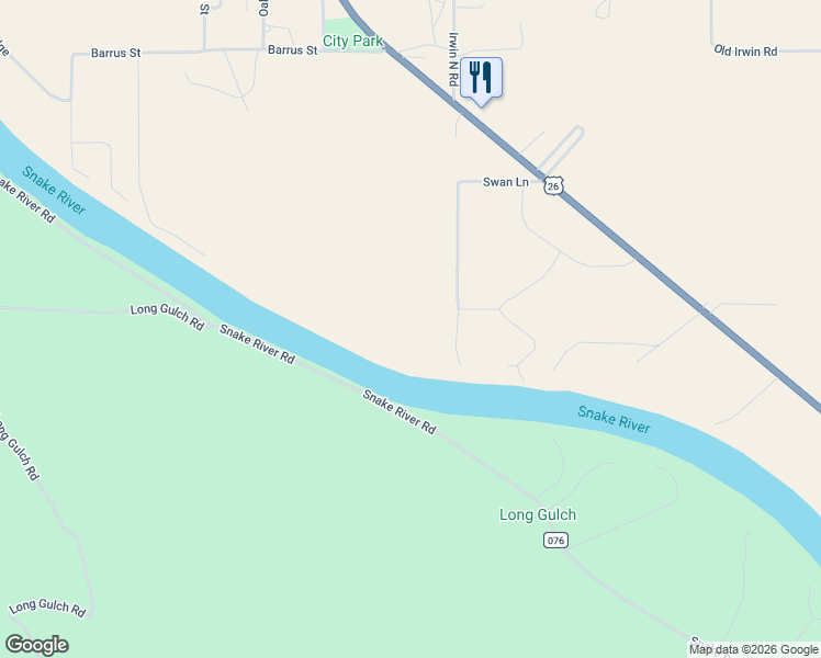 map of restaurants, bars, coffee shops, grocery stores, and more near in Irwin