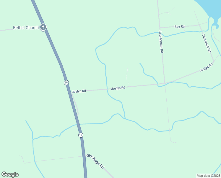 map of restaurants, bars, coffee shops, grocery stores, and more near 10308 Joslyn Road in Remsen