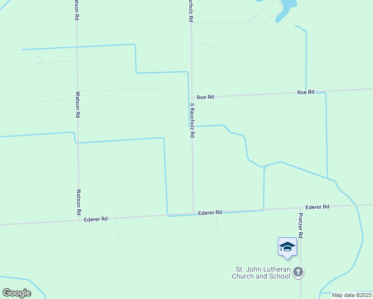 map of restaurants, bars, coffee shops, grocery stores, and more near 1730 South Raucholz Road in Hemlock